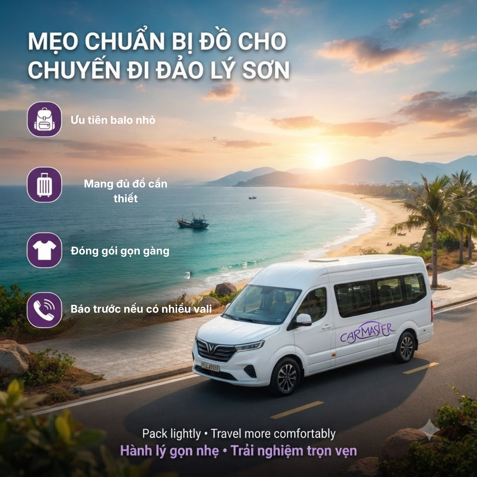 Chuẩn bị hành động đi Lý Sơn