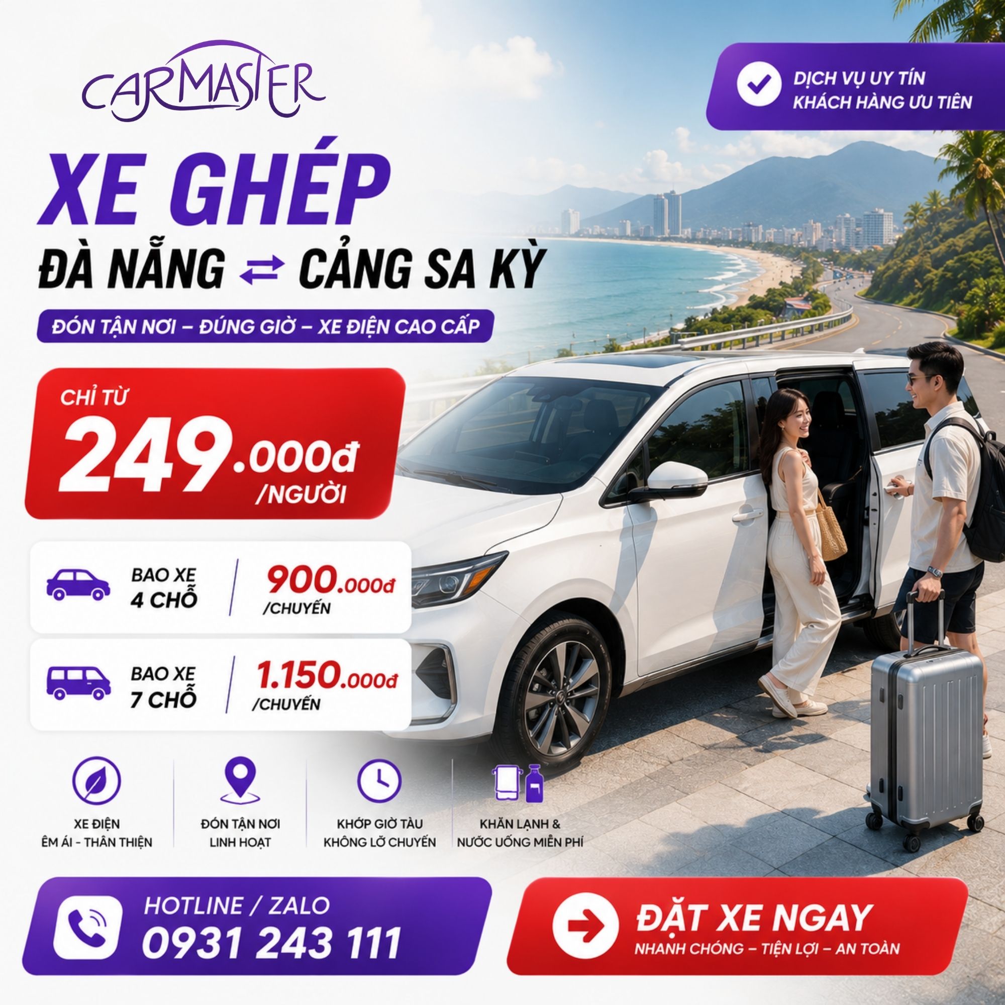 Xe ghép Đà Nẵng Sa Kỳ CARMASTER