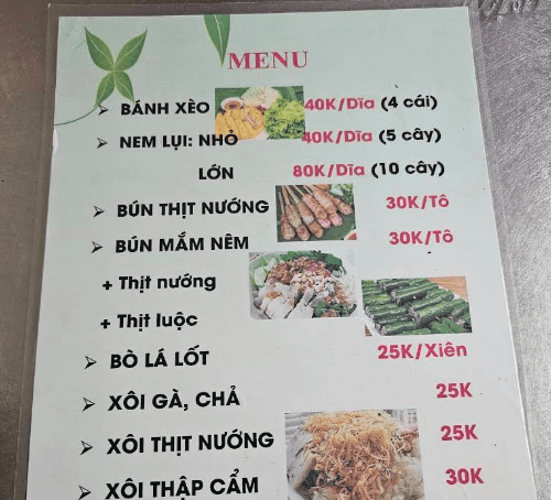 Bánh Xèo Cô Hà 