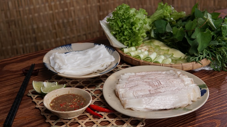 Bánh Tráng Cuốn Thịt Heo